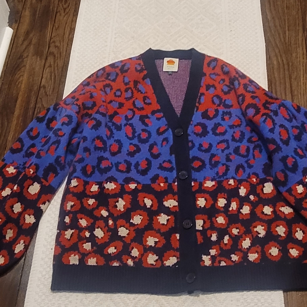 Farm Rio Wool Blend Cardigan - Picture 6 of 11